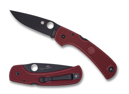 Spyderco Collector Club Goddard Lightweight Red FRN CPM 4V Exclusive