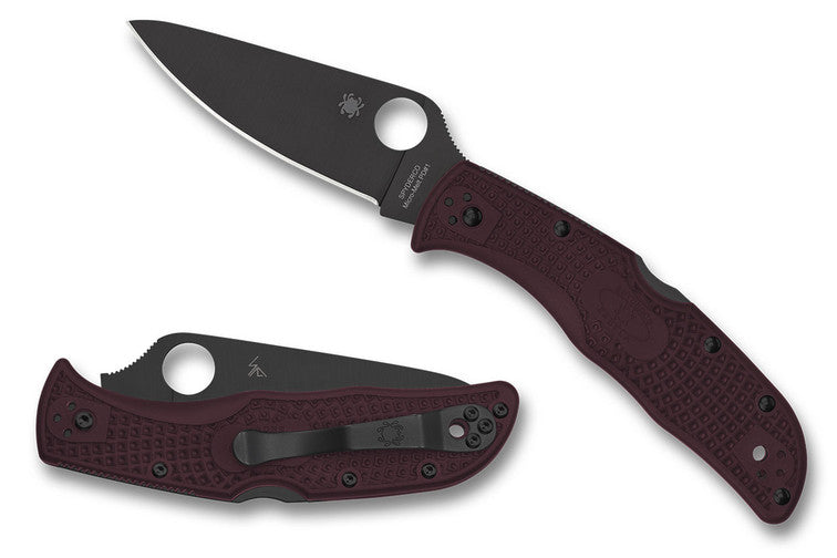 Spyderco Collector Club Endela Burgundy FRN Sprint Run