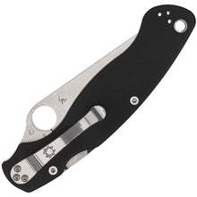 Lataa kuva Galleria-katseluun, Spyderco Collector Club Military 2 Black G10 Serrated
