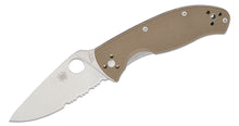 โหลดรูปภาพลงในเครื่องมือใช้ดูของ Gallery Spyderco Collector Club Tenacious G-10 M4 Partially Serrated
