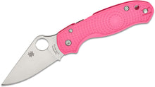 โหลดรูปภาพลงในเครื่องมือใช้ดูของ Gallery Spyderco Collector Club Para 3 Pink FRN Satin Blade
