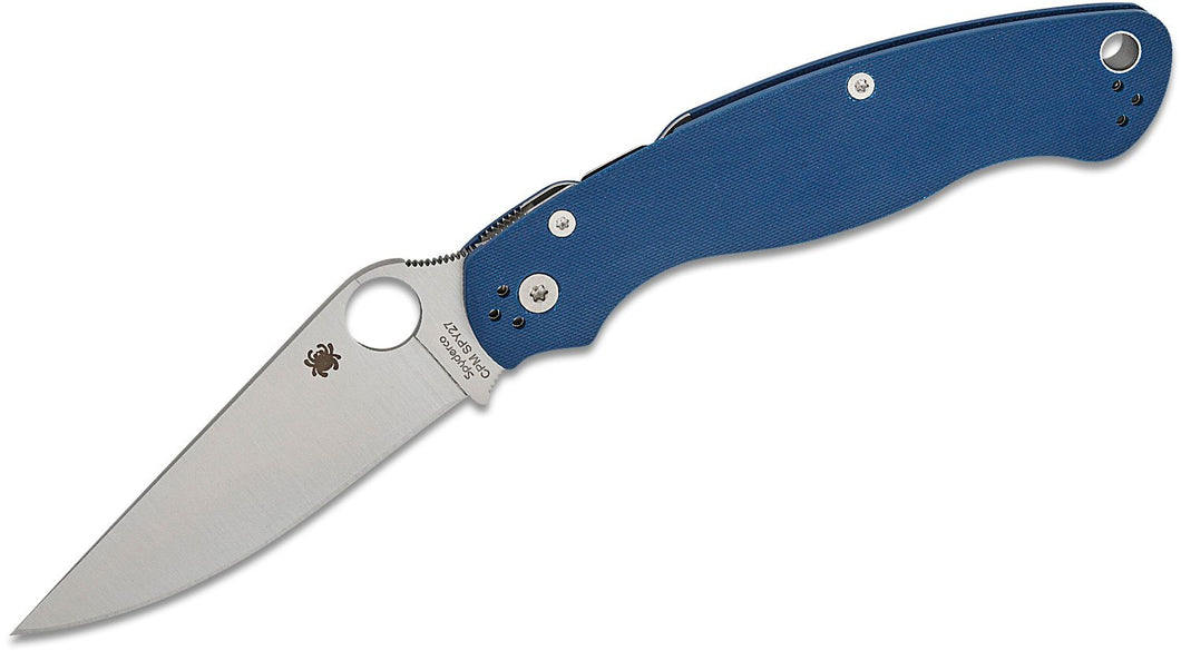 Spyderco Collector Club Military 2 Compression Lock Cobalt