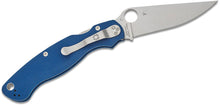 Lataa kuva Galleria-katseluun, Spyderco Collector Club Military 2 Compression Lock Cobalt
