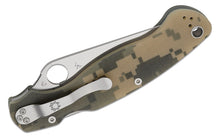 Charger l&#39;image dans la galerie, Spyderco Collector Club Military 2 Camo G10 S30V
