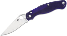 Load image into Gallery viewer, Spyderco Collector Club Military 2 Dark Blue G-10
