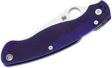 Load image into Gallery viewer, Spyderco Collector Club Military 2 Dark Blue G-10
