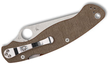 Load image into Gallery viewer, Spyderco Military 2 Brown Micarta
