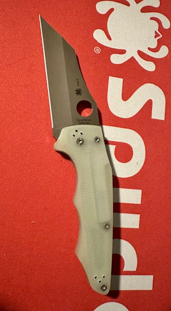 Spyderco Yojumbo Jade G10 Satin Blade BHQ Exclusive