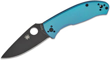 Lataa kuva Galleria-katseluun, Spyderco Collector Club Tenacious Blue Ti Black Blade
