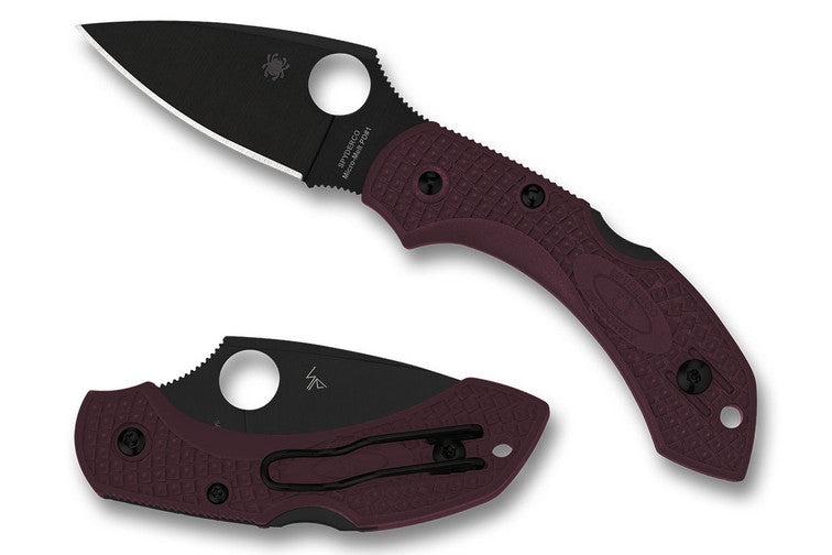 Spyderco Collector Club Dragonfly Burgundy FRN